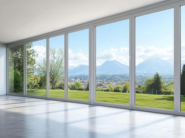 Soluciones de PVC Cortizo para grandes ventanales